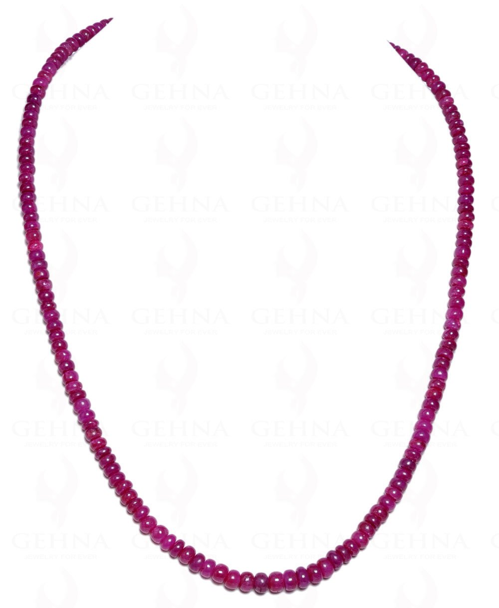 Gehna Jaipur Single Line of Natural Ruby Gemstone Round Cabochon Bead (B07422F8M6) Amazon Price History, Amazon Price Tracker
