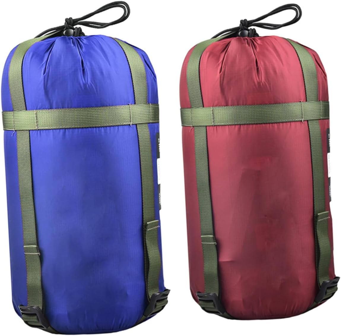 KOMBIUDA 2pcs Compression Bag for Sleeping Bags and Quilts Portable Outdoor Storage Sack for Camping Hiking and Backpacking Lightweight and Design Reinforced Stitching Efficient for Travel