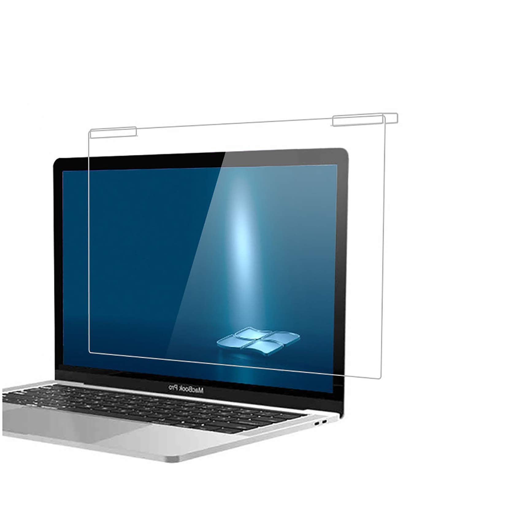 WLWLEO Filtro anti luce blu per laptop Pellicola salvaschermo con blocco della luce blu per display da 15,6 pollici Allevia l'affaticamento degli occhi Pellicola antiriflesso per monitor laptop