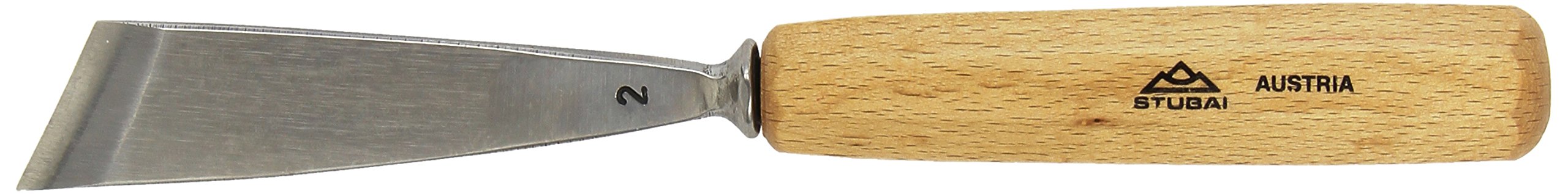 Stubai 550230 Dłuto do rzeźbienia w drewnie typ 2 długie/polerowane, szaro-beżowe, 30 mm