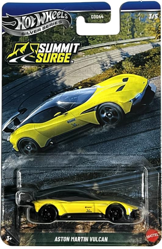 Hot Wheels Silver Series Summit Surge Aston Martin Vulcan 1:64 miniatura 1