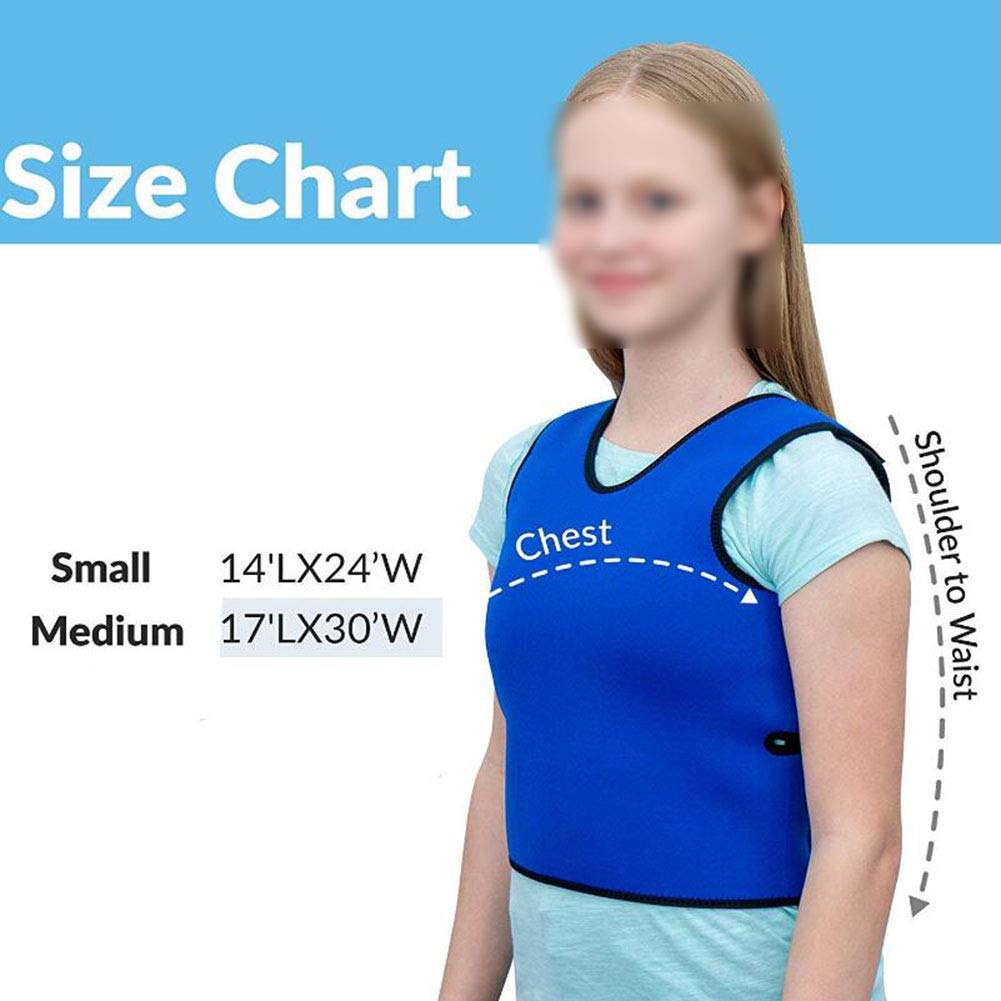 Gilet Sensoriel Pour Enfants Et Adolescents - Gilet De Pression Profonde Pour Autisme, Calme Et Concentration, Tissu Respirant