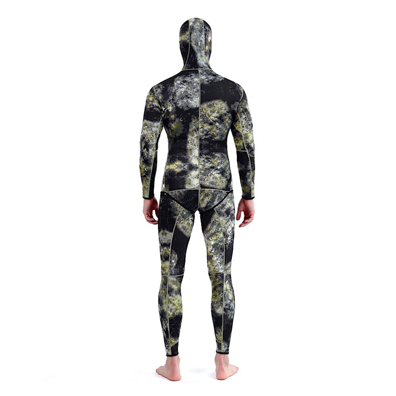 Sprzęt do nurkowania SCR Neoprenowe 3mm Kombinezony Do Pływania Męski Kombinezon Do Nurkowania Split Snorkel Swimsuit Łowiectwo Podwodne Surfing Kombinezon Sprzęt Korzystanie z bezpieczniejszego(Top a