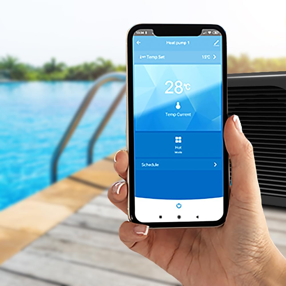 N NETSPA Pompe à Chaleur Piscine 5.5 kW jusqu'à 30m³