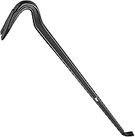 Titan Pro-X 63802 48-Inch I-Beam Wrecking Bar - Heavy-Duty Gooseneck Pry Bar for Demolition, Prying & Nail Removal