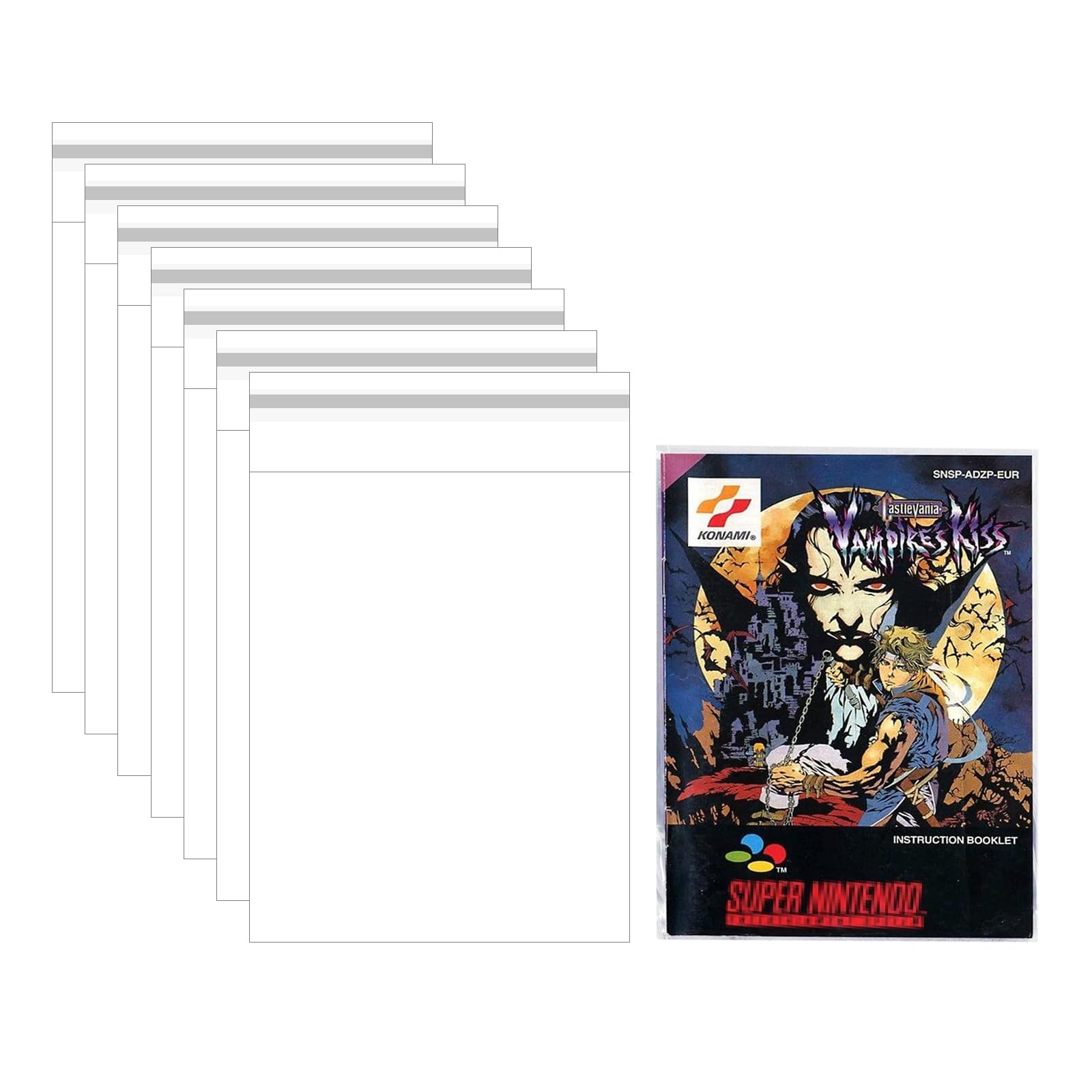 Amazon.com: 100 PCS Transparent Plastic Sleeves for SNES N64