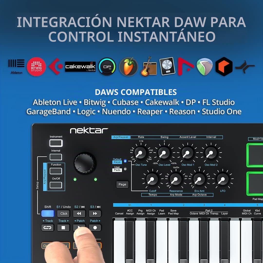 Nektar Impact LX Mini, color negro