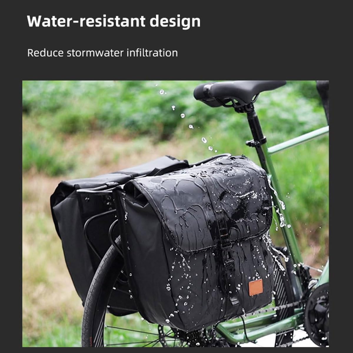 値下げ　GIANT サイド用　パニエバッグ　2個　美品　レインカバー付き Amazon | 自転車パニアバッグ サイドバッグ 2WAY 大容量 防水