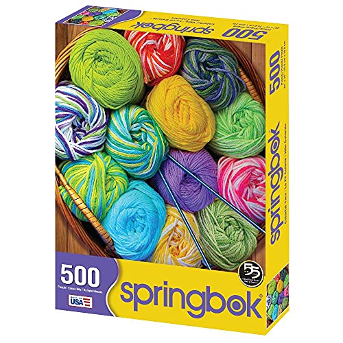 Rompecabezas Springbok de 500 piezas: Colorful Yarn, fabricado en EE.UU. miniatura 2