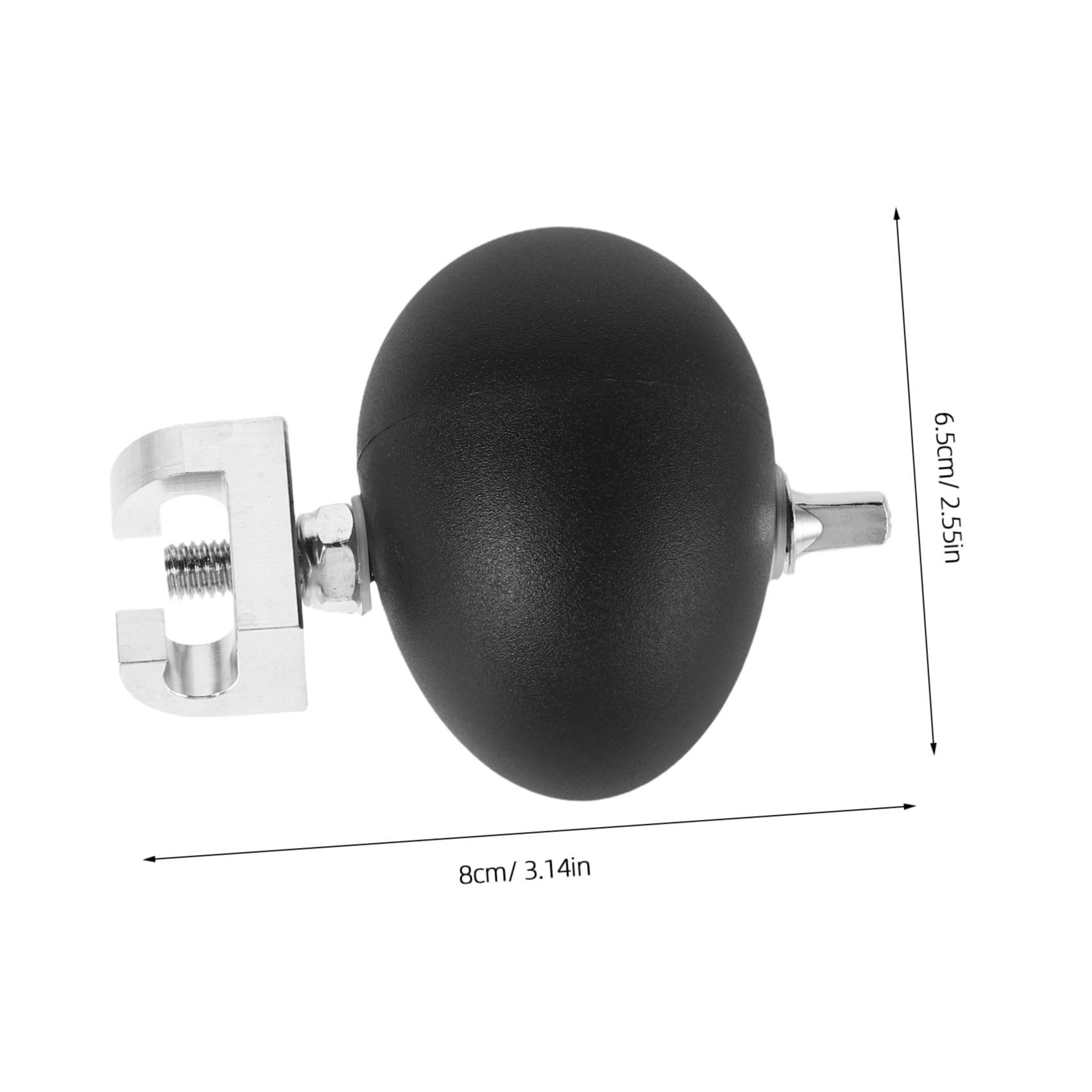 Yardwe Drum Pedal Hammer Drum Kick Pedal Instrument Part Practice Drum Pad Bass Single Bass Drum Pedal Part Kick Drum Pedal Practice Drum Metal Drum Stick Rubber Black