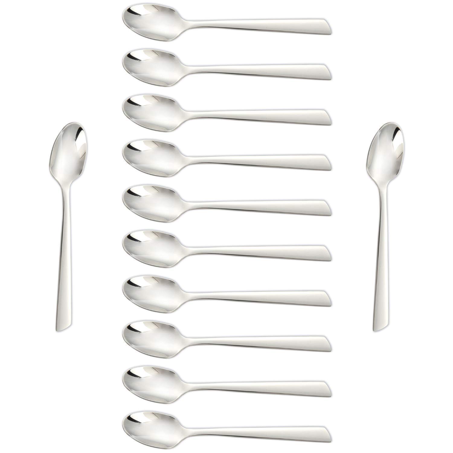 Arcos Series Toscana - Mocca Spoon Table Spoon - monoblock of one Piece Stainless Steel 18/10 and 115 mm (4.53 Inches) Silver Colour