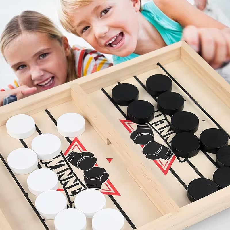 Image of Classic Family Fun Indoor Board Game for Kids & Adults, Green Felt Playing Area, Perfect for Game Night, Skill Development (Shut Box Color Combo)