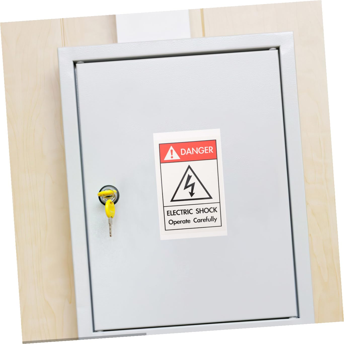 TEHAUX 18pezzi Segnale Di Avvertimento Pericoloso Adesivi Di Sicurezza Per Interni Ed Esterni Facile Applicazione e Resistenza Elevata Per Zone Rischio Adesivi Mantenere Per Ufficio e