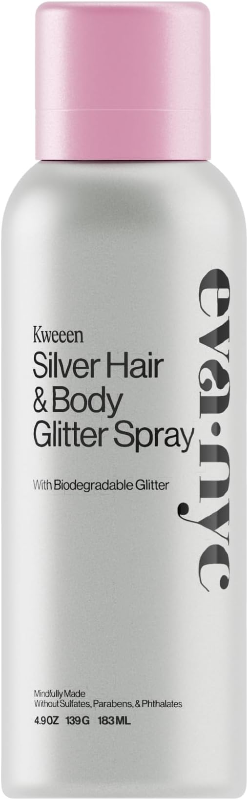 Kweeen Silver Glitter Spray