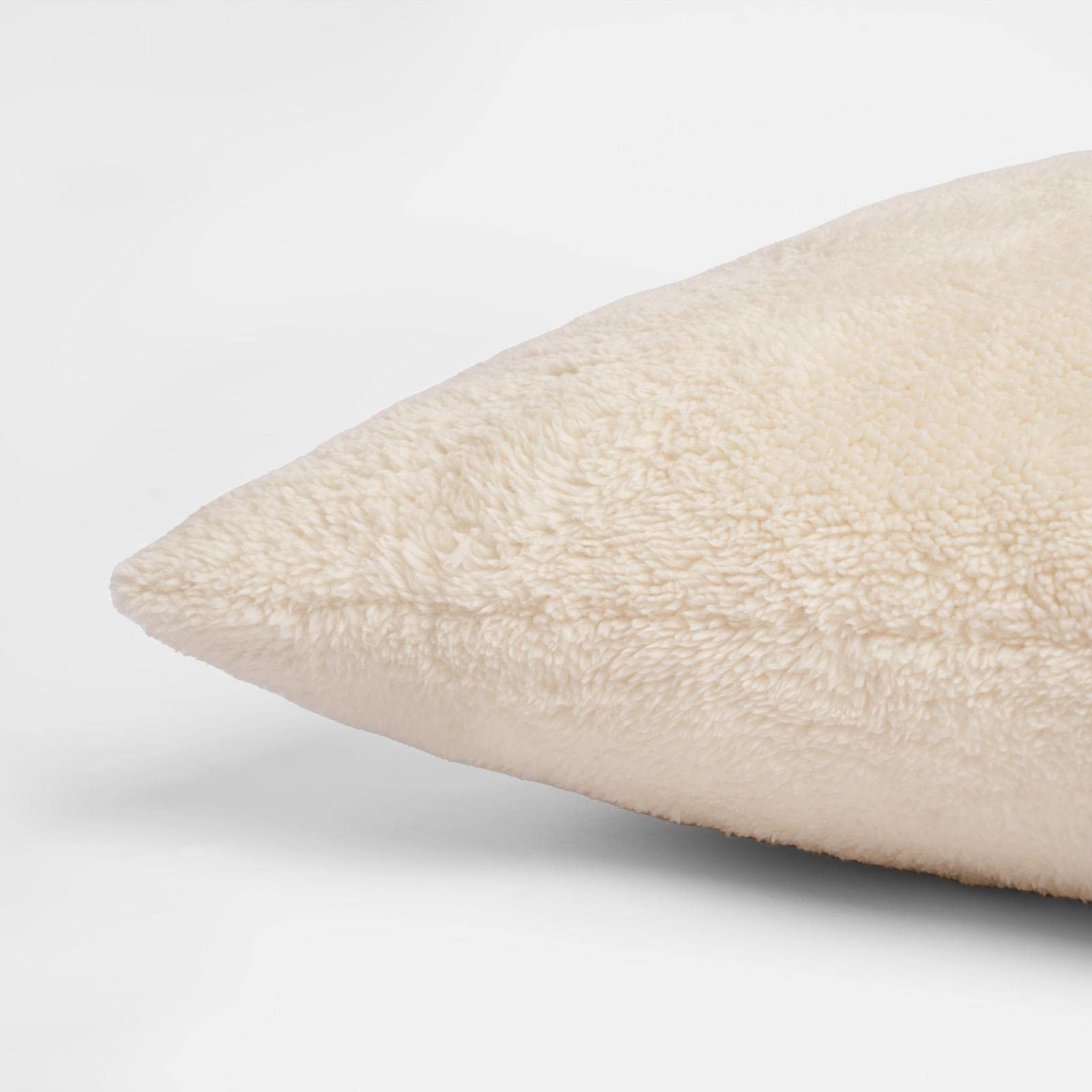 Confezione da 2 federe per cuscini in pile Sherpa double-face, lussuose, soffici, calde, morbide, per divano, letto, divano (blu, 45,7 x 45,7 cm