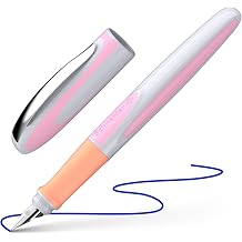 Schneider Ray 168211 Fountain Pen Right-Handed with Standard Ink Cartridge Royal Blue Flora