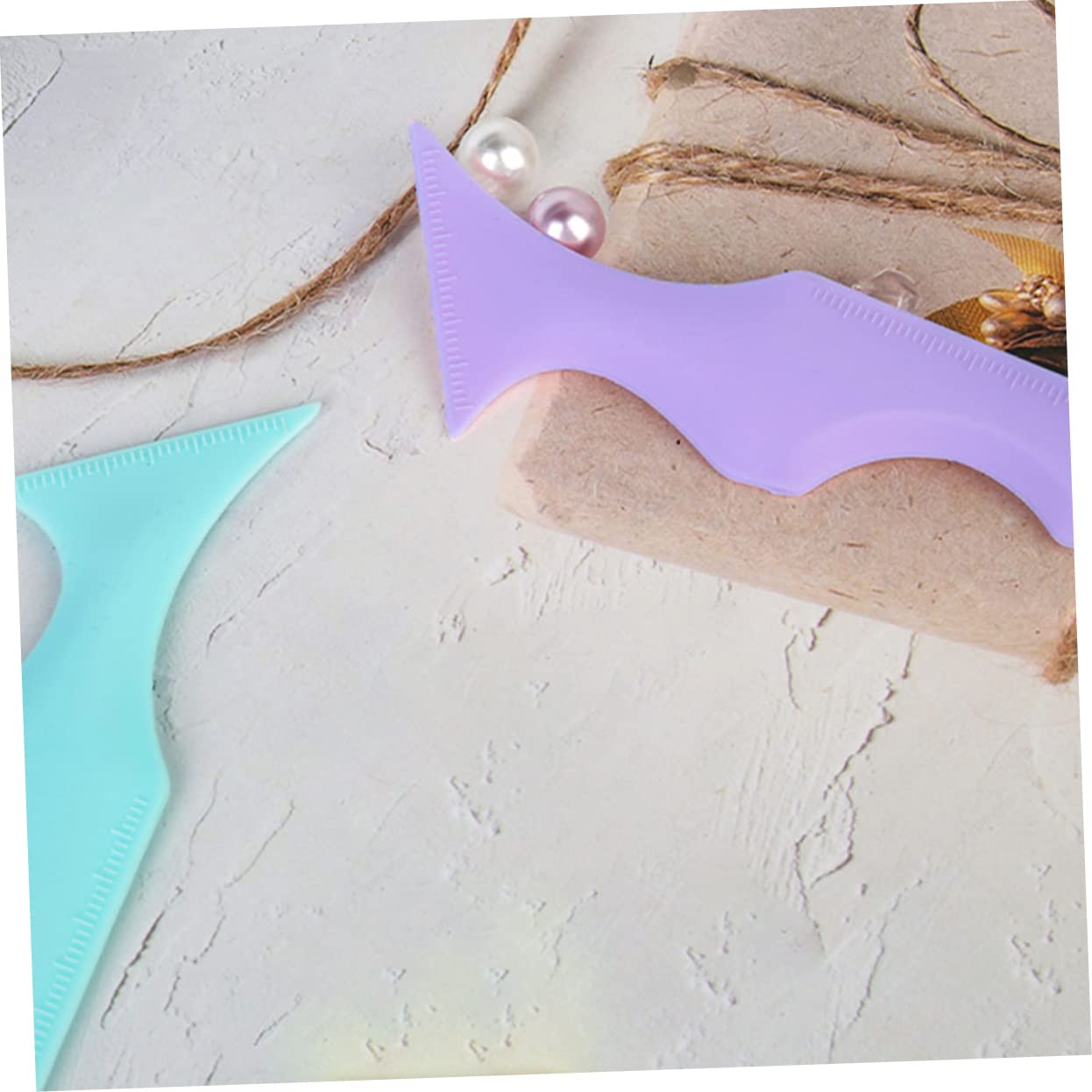 POPETPOP 6pezzi Stencil Per Eyeliner Silicone Strumenti Di Makeup Per Occhi Per Donne e Ragazze Facili Da Usare e Portatili Di Bellezza