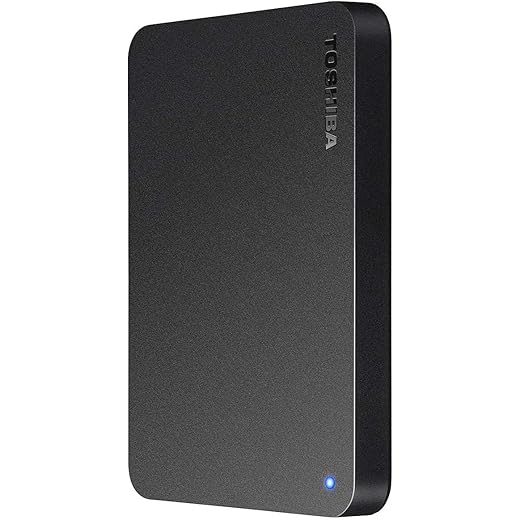 Toshiba Canvio Basics 1TB Portable External HDD - USB 3.2 for PC Laptop Windows and Mac, 3 Years Warranty, External Hard Drive - Black