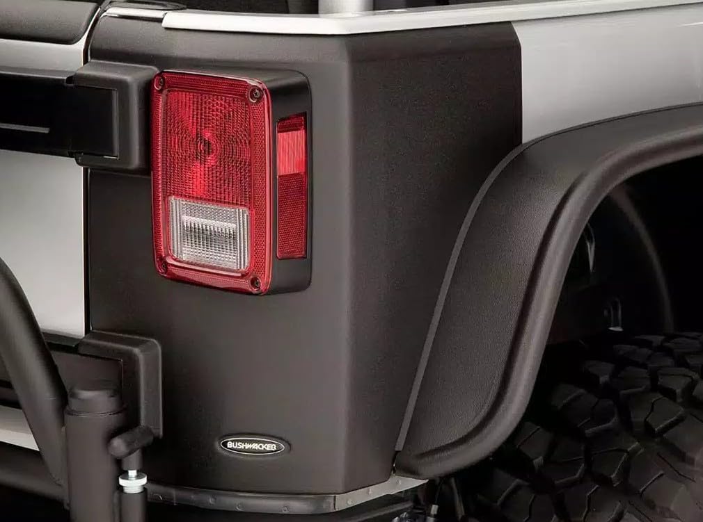 Bushwacker - Trail Armor, Rear Rear Corner Covers | Fits 2021 - 2026 Ford Bronco 2 & 4-Door, Black | 2-Pcs. 14124