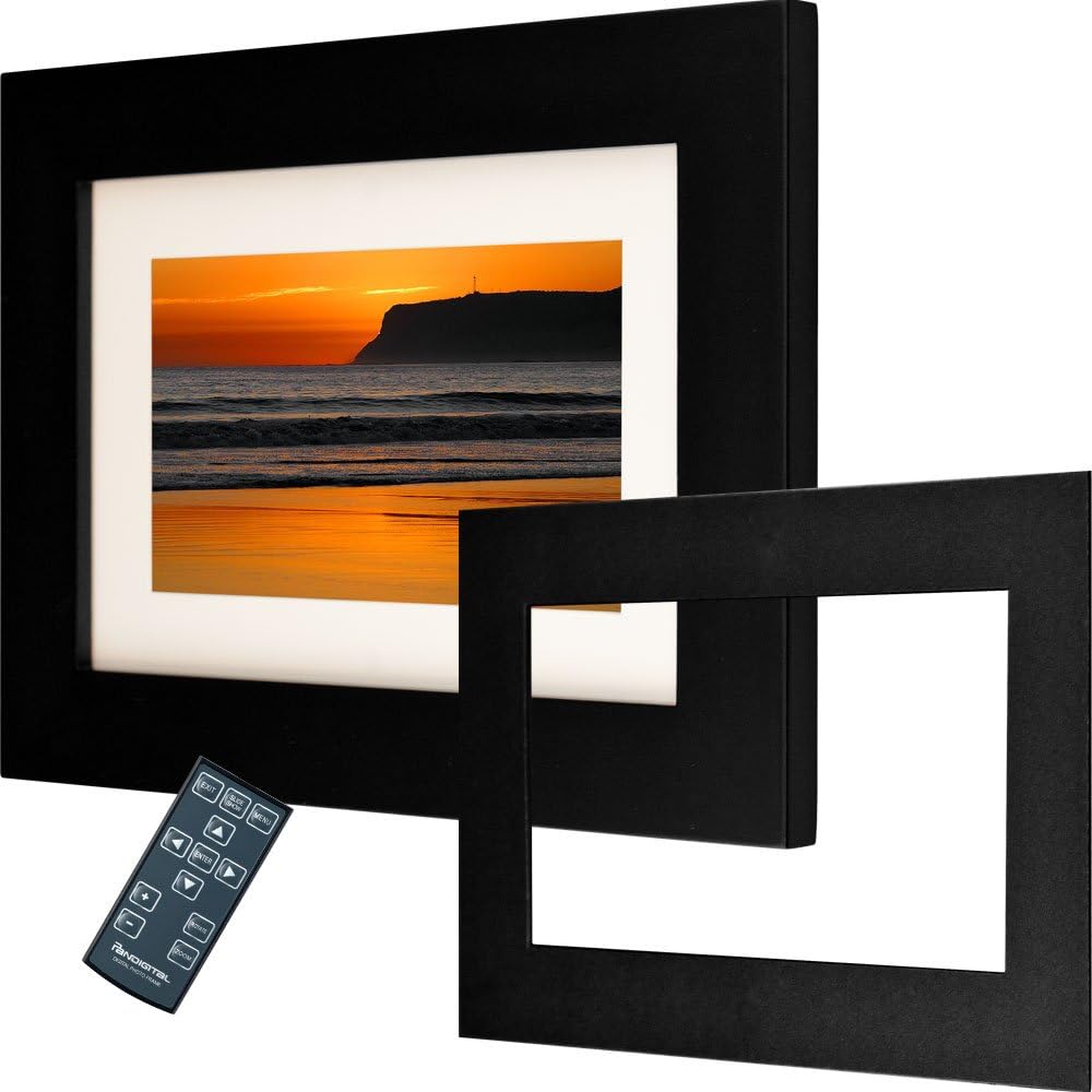 Pandigital Panimage PI7002AW 7Inch Analog Digital Picture Frame (Black