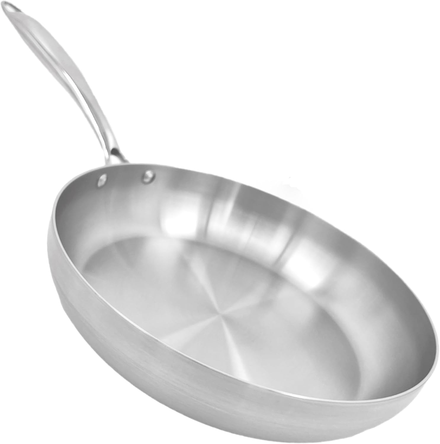 Chabrias Ltd Stainless Steel Chef Pan Frying Pan Cooking Pan TriPly