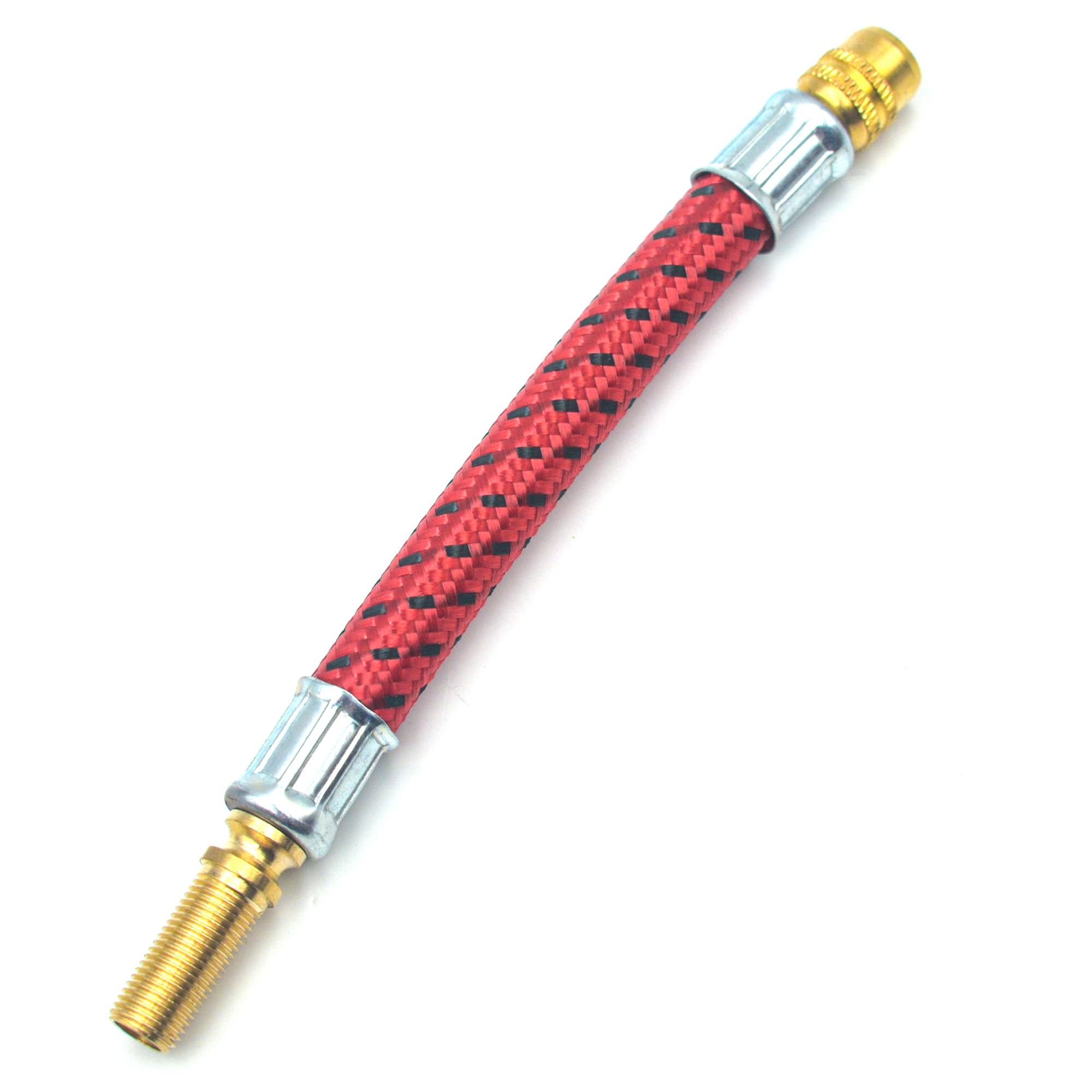 sciuU 40cm Tubo Prolunga di Gomma Flessibile della Pompa di Gonfiaggio, Compatibile con Xiaomi Compressore Digitale Portatile, Universale Tubo di Estensione per Pneumatici Auto Bicicletta Motociclo