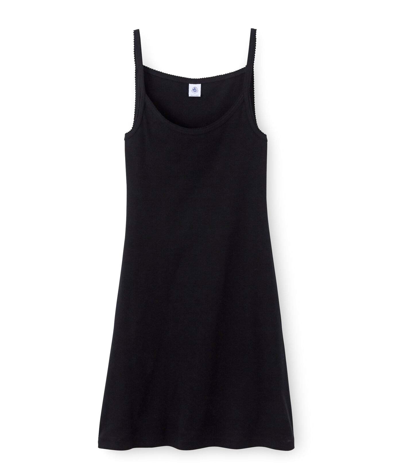 Petit Bateau Women's Thin Strappy Black Dress Style 53411 Sizes XXS-L 12-20 (Size L/20 Style 53411 Black Women's)