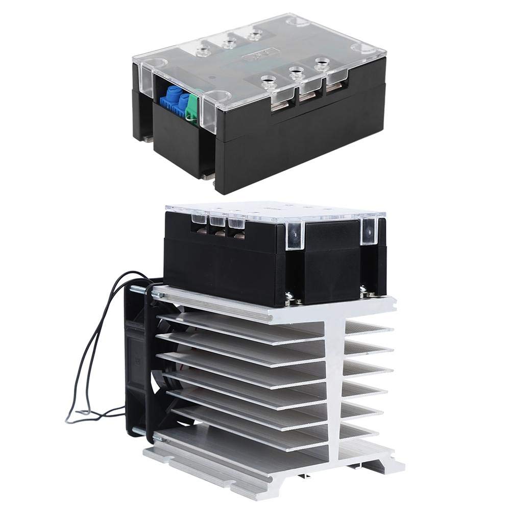 Soft Start Controller Motor componenti elettronici moduli Attrezzature per sistemi di trasporto merci Motori Start Board Trifase TSR-80WA-R1 8KW Regolatore motore CA per ventole[Overall (Module + R