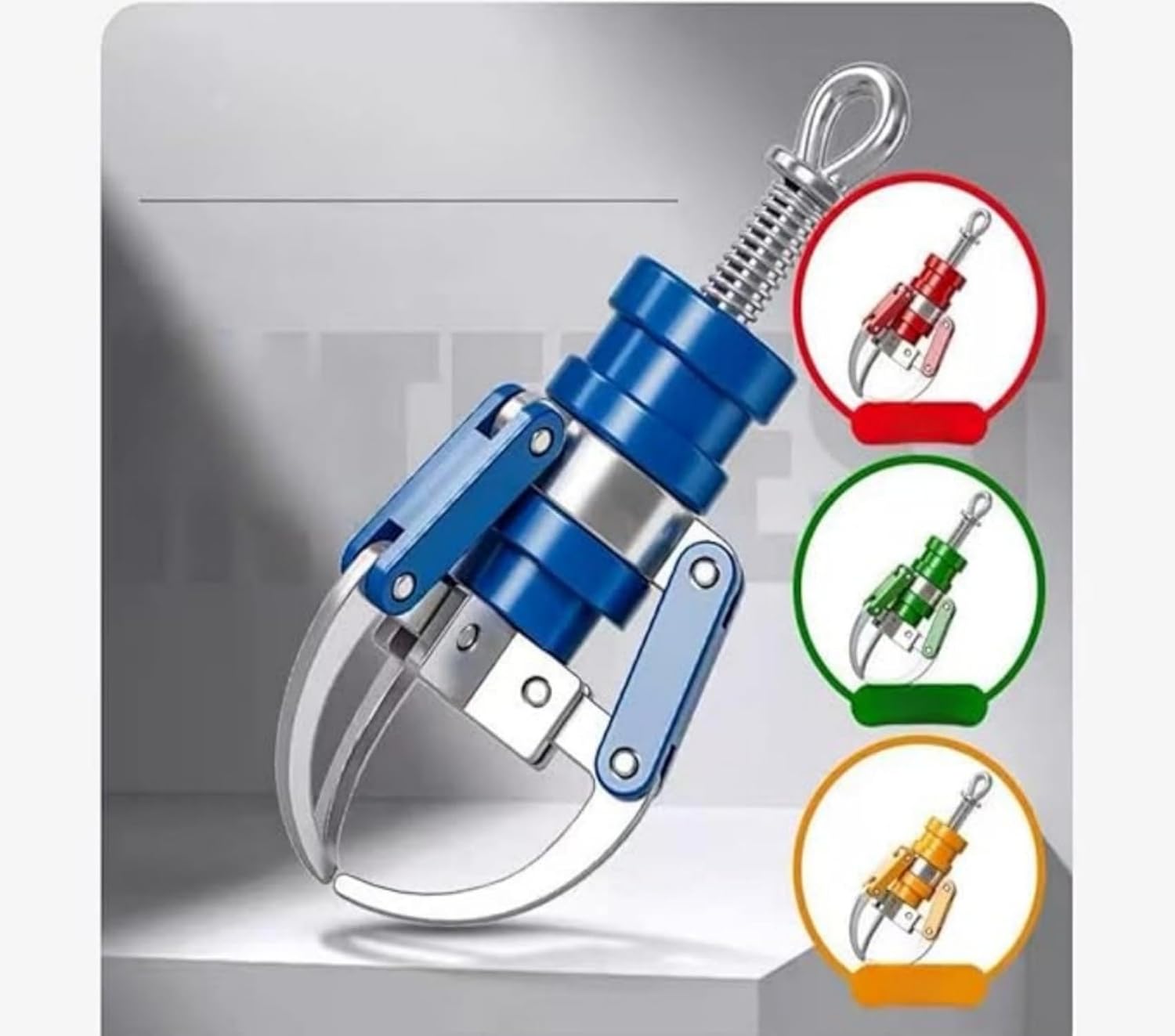 4 Pcs Claw Grabber Fidget Keychain for Adults - Stress Relief Sensory Desk Toy, Office Anxiety Relief with Squeeze & Press Function, DIY Accessory，Gifts for Adult to Relief Stress Pass the Time