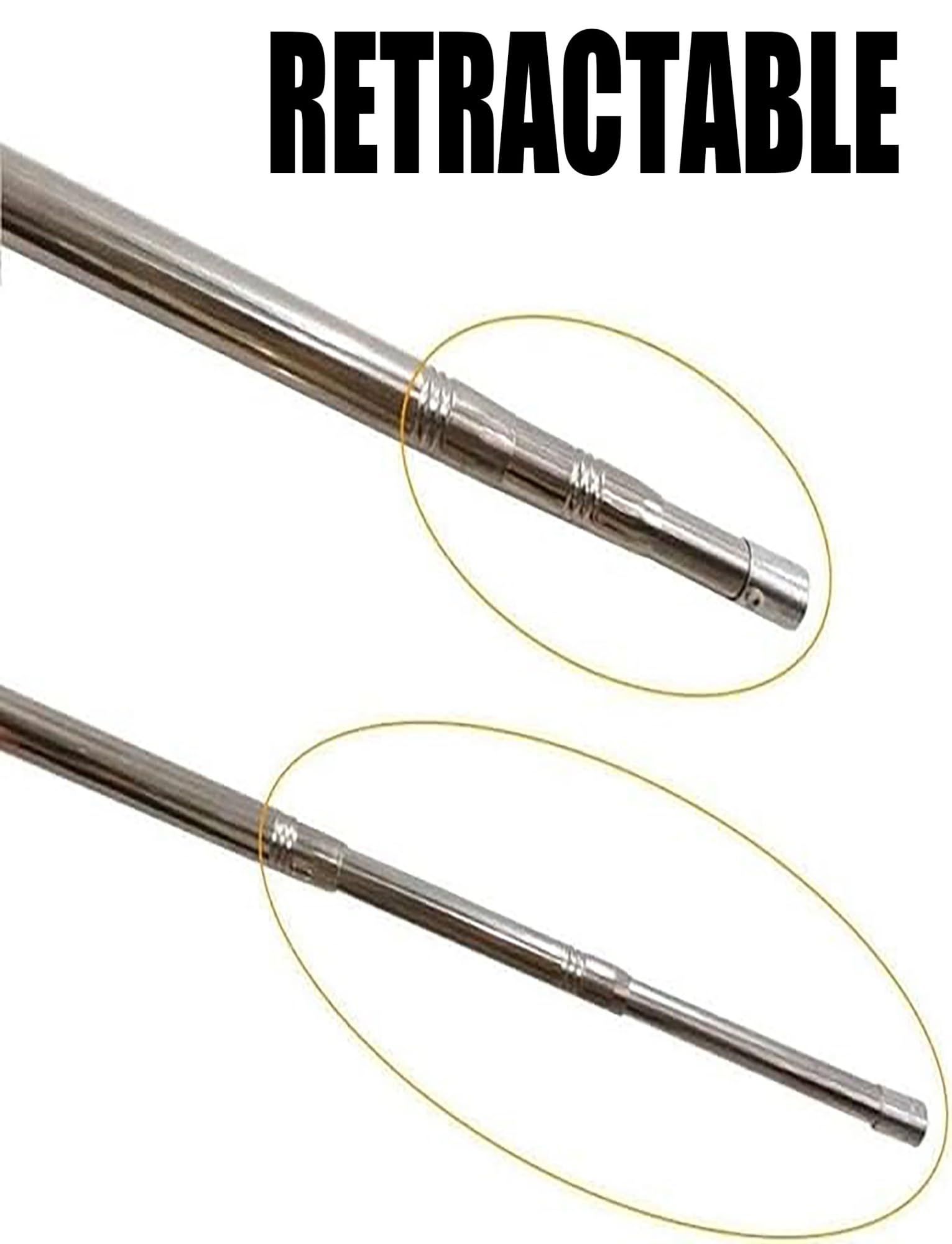 Campionatore d'acqua for piscina, mestolo portatile for liquidi con asta estensibile for laboratorio/fabbrica/test, kit set campionatore d'acqua(123-500cm)