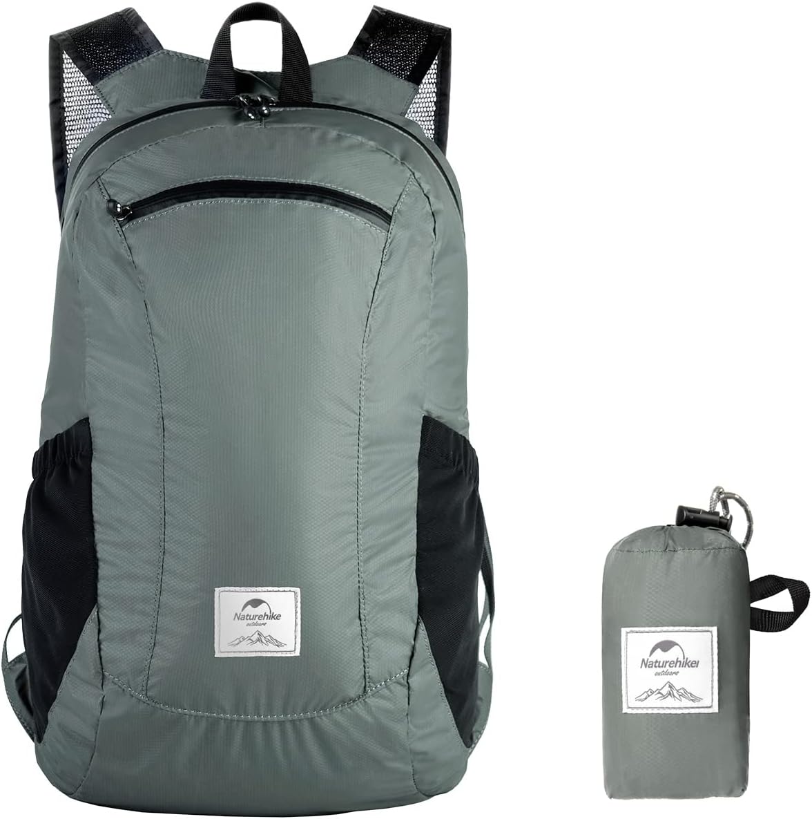 30D Silica Gel Nylon Fabric Waterproof PU 2000 Foldable Backpack