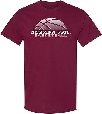 NCAA Basketball Shadow, Team Color T Shirt, College, University