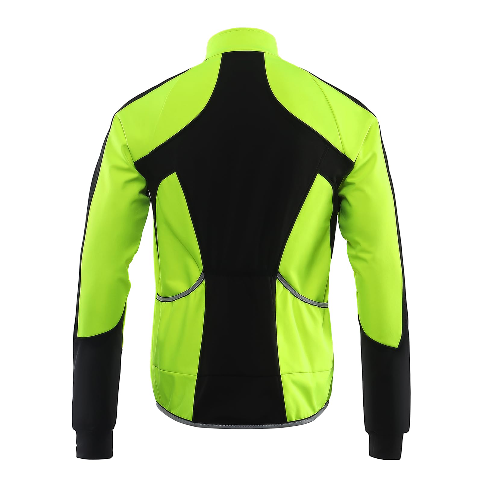 BERGRISAR Veste de Cyclisme Homme Hiver Coupe-vent Imperméable Thermique Polaire Blouson Vélo VTT BG011