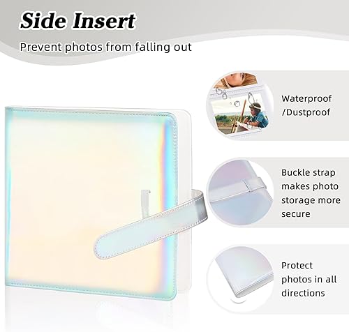 Miniatura 4 de Álbum de fotos de 360 bolsillos para cámara instantánea Fujifilm Instax Mini 12 11 9 8+ 8 90 40 EVO LiPlay, para cámaras instantáneas Polaroid