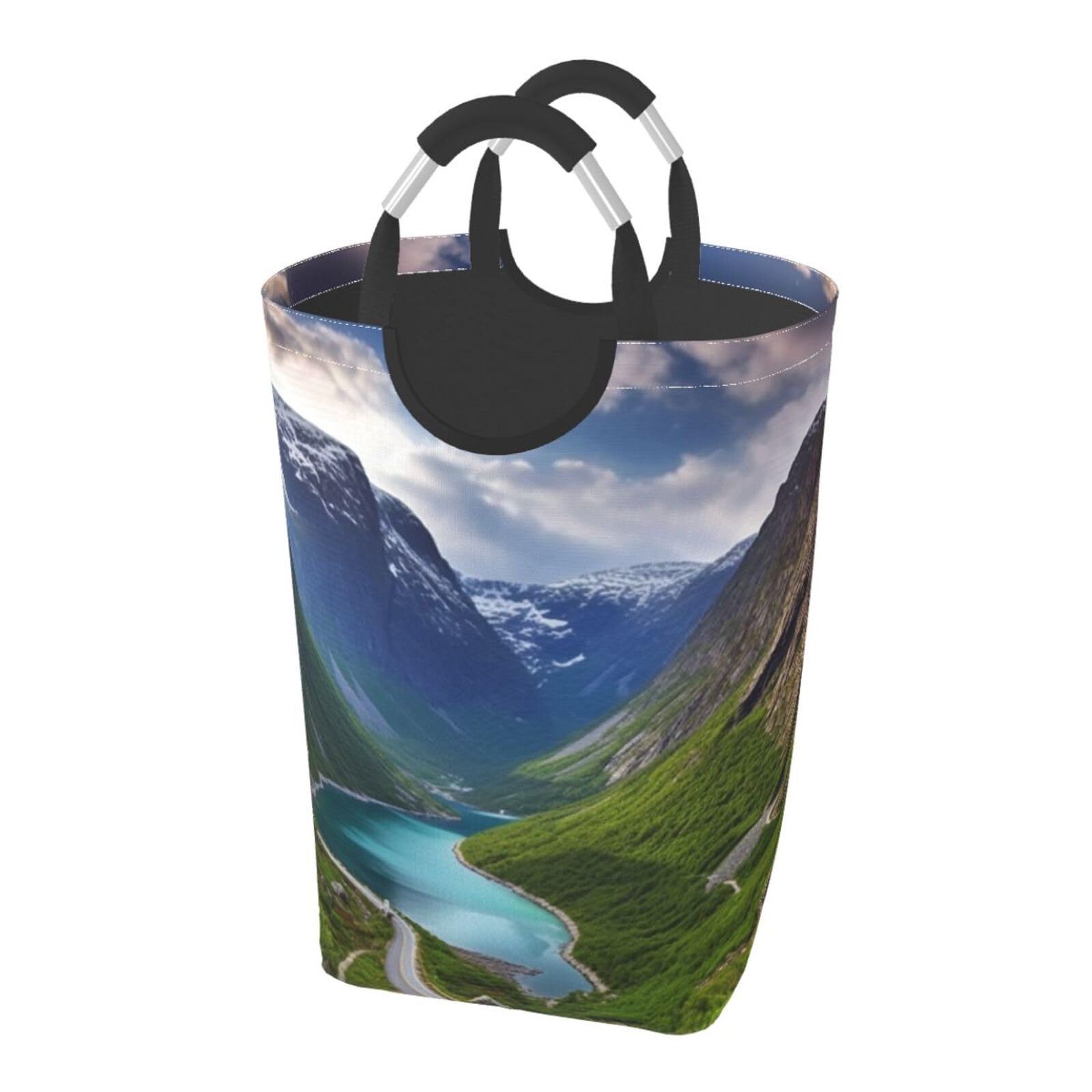 Panier à linge autonome pliable grand sac linge sale poignées chambre