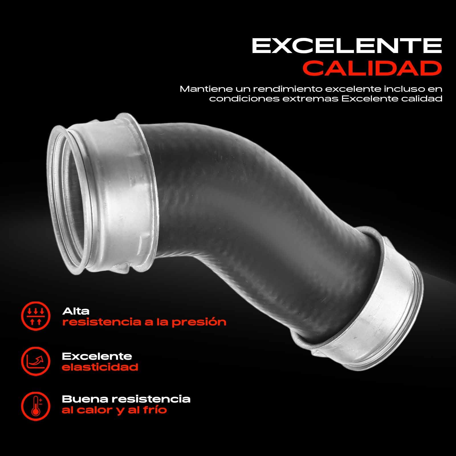 Frankberg Manguera de aire de carga Compatible con Leon 1M1 1.9 TDi B.o.r.a 1J2 1.9 TDI Golf IV 1J1 1.9 TDI B.o.r.a Variante 1J6 1.9 TDI 4.motio.nGolf IV 1J1 1.9 TDI 4.motio.nV10-7362,1J0145834Q