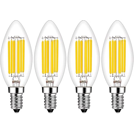 E14 LED Bulb Dimmable 60W Equivalent 2700K Warm White, E14 Light Bulbs ...