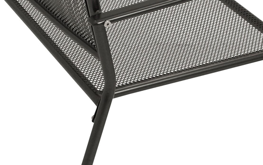 DEGAMO Gartenbank Metallbank Classic 2-sitzer 110cm, Streckmetall beschichtet, anthrazit
