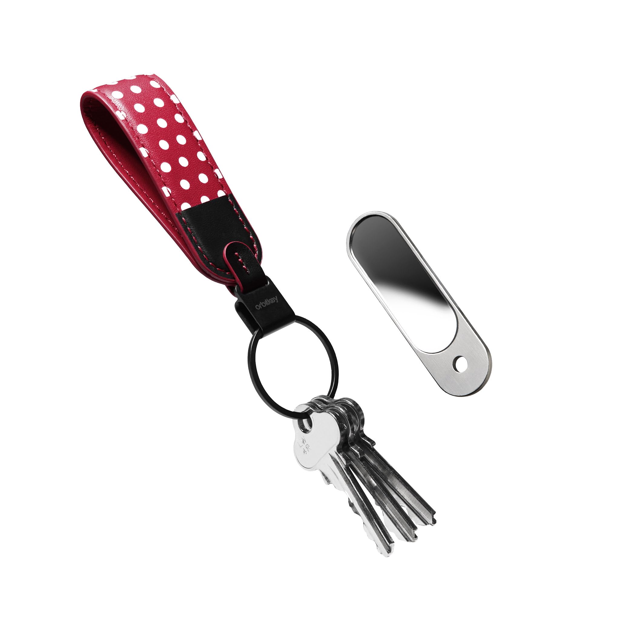 orbitkey Disney Minnie Mouse Loop Keychain + Nail File Mirror Kit