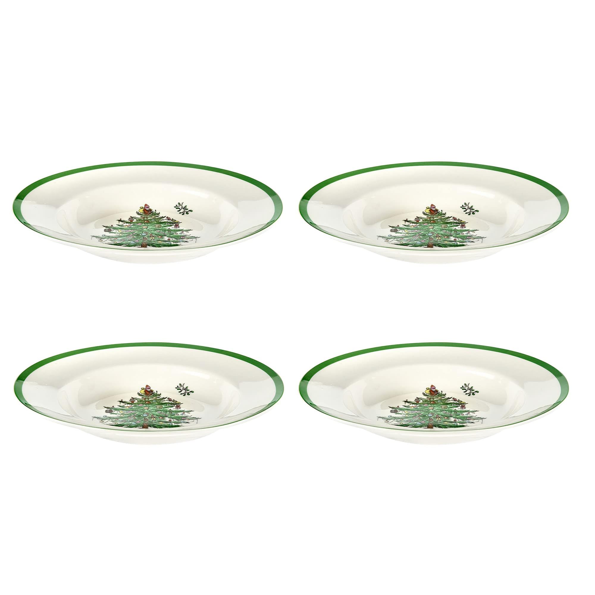Portmeirion Home & Gifts Spode Lot de 4 Assiettes Creuses en céramique Multicolore 23 x 23 x 4 cm