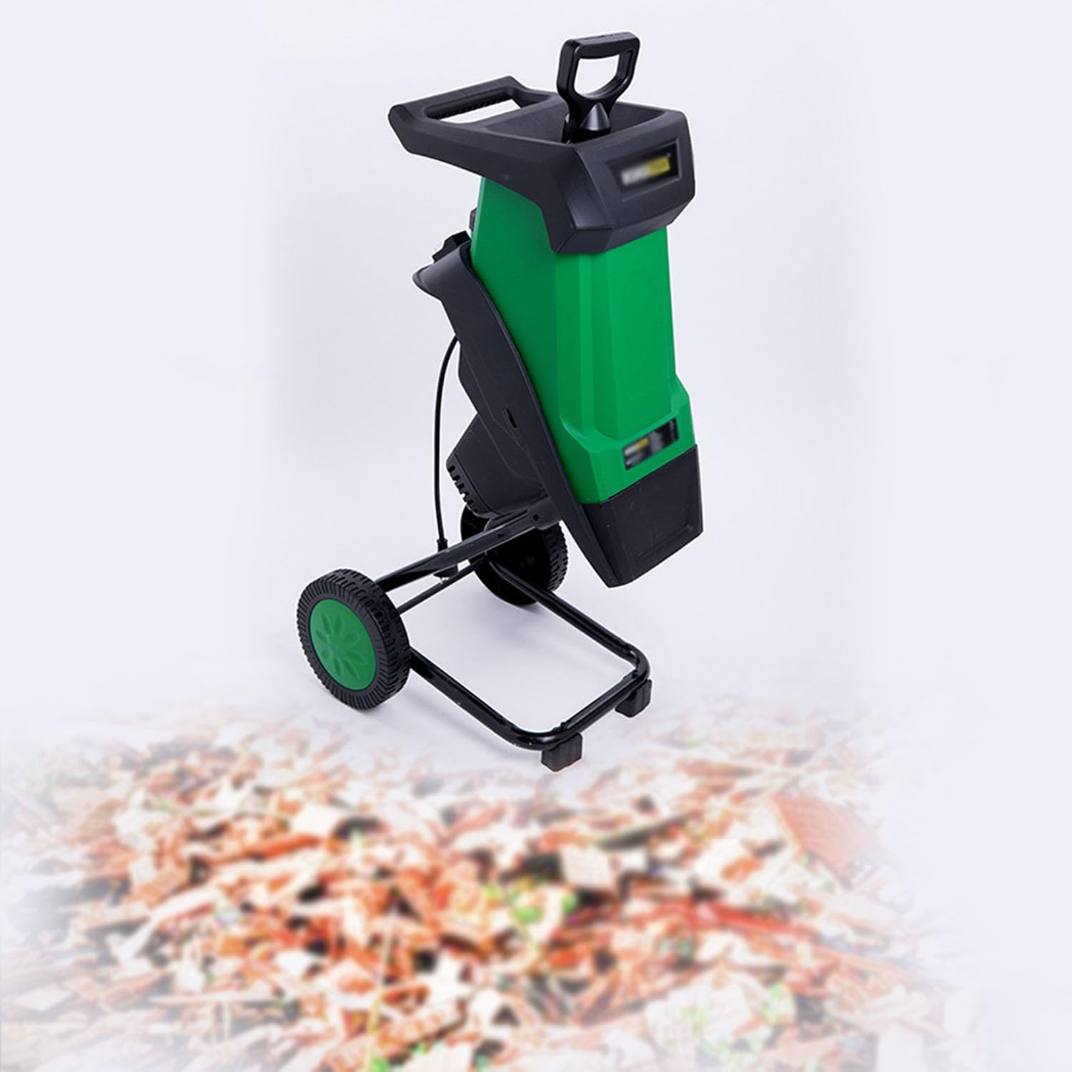 Trituradora De Jardín con Bolsa Recolectora Extraíble 50 litros | Motor Cobre,Cuchillas Acero Doble,Bolsa 50l,Protección Sobrecarga Y Ruedas Para Triturar Ramas Y Hojas En Compost Doméstico