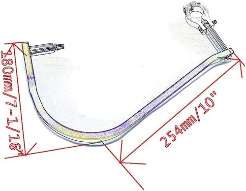 Miniatura 3 de Paramanos de motocicleta de aleación de aluminio para motocross, protectores universales para manubrio de motocicleta, protectores de cepillo de