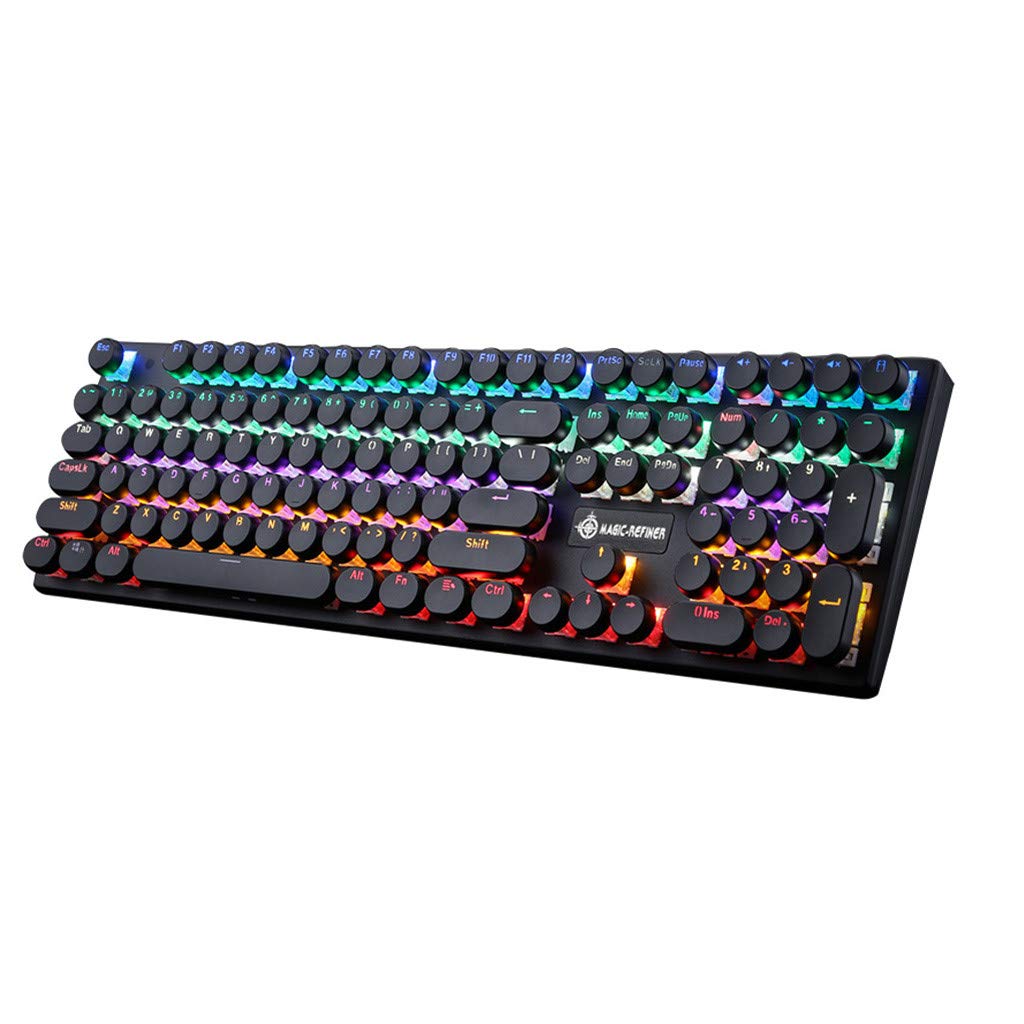 Buy Ergonomics Mechanical Keyboard, JKRED LED Backlight 108 Keys Preset Custom Backlight Wired