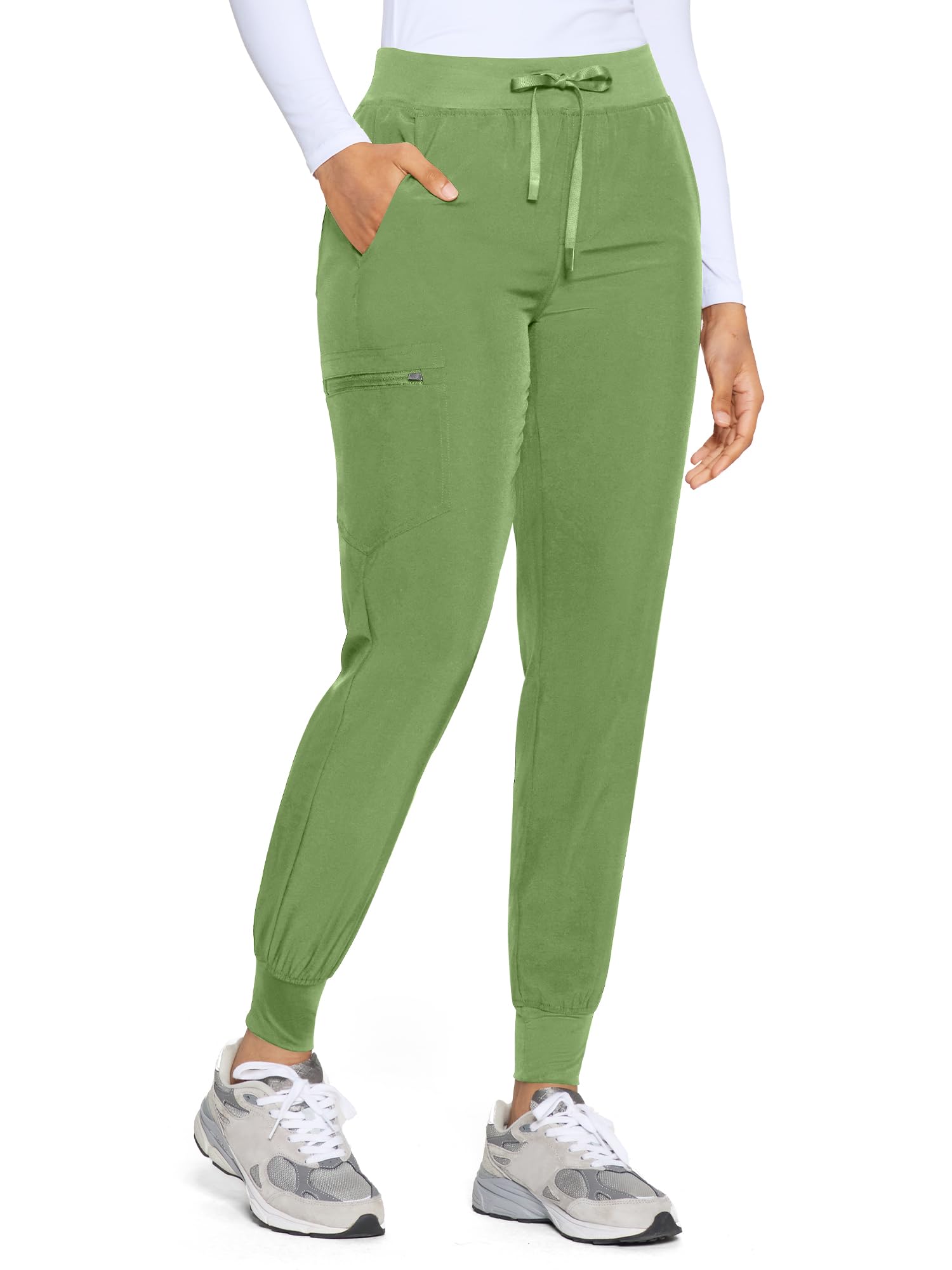 COZYFIT Womens Scrub Pants - Soft Stretch Yoga Style