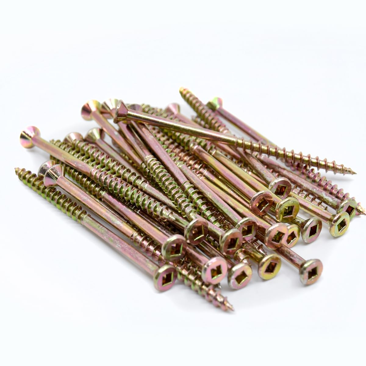 Toolway Fasteners Yellow Deck Screws Plated, #8 x 3½" 500 Pack