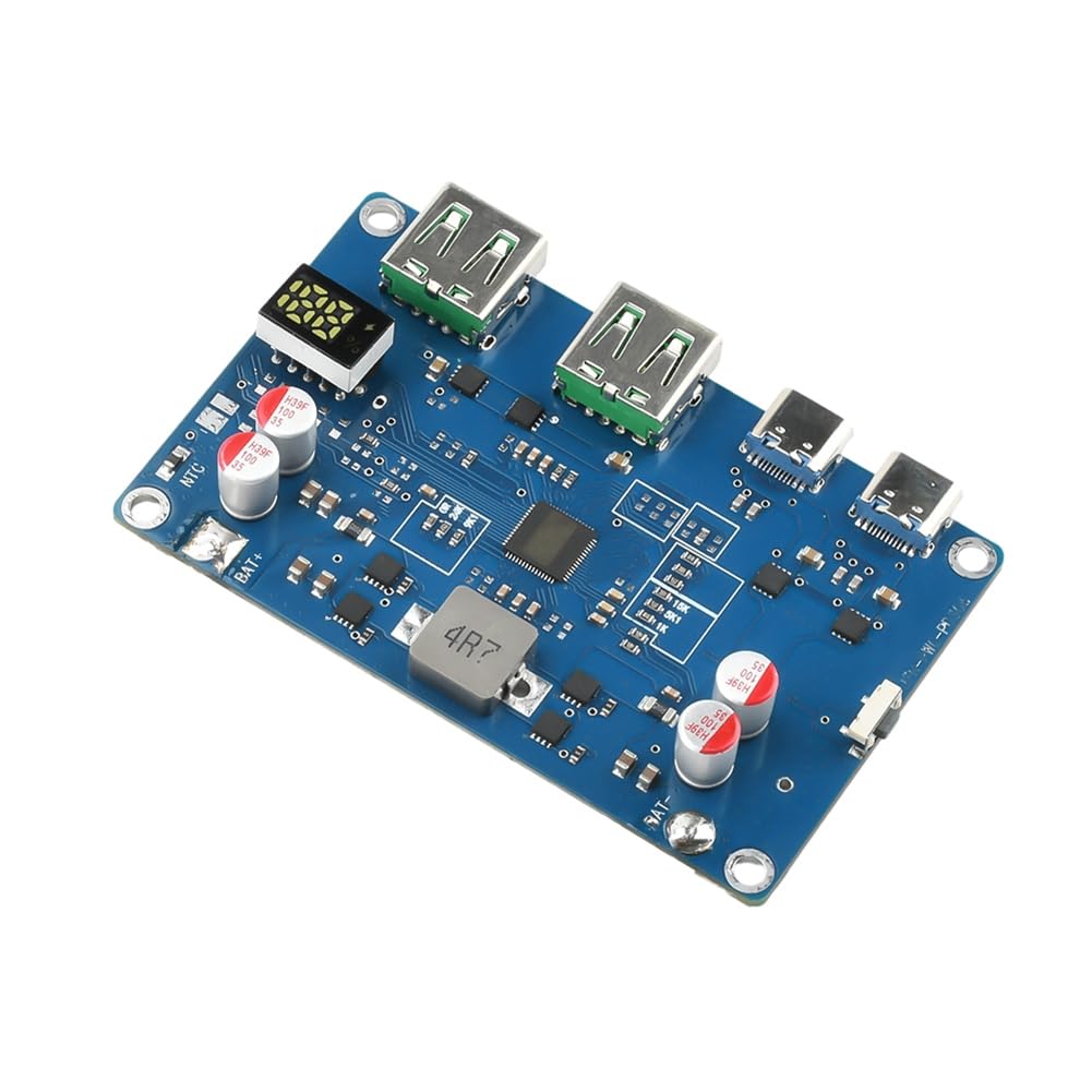 Módulo de carga rápida PD 100W Fangxuee con pantalla digital para baterías 2S-6S