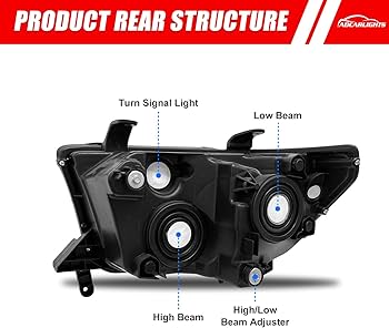 Amazon | ADCARLIGHTS 2005 2006 トヨタ タンドラ ヘッドライト