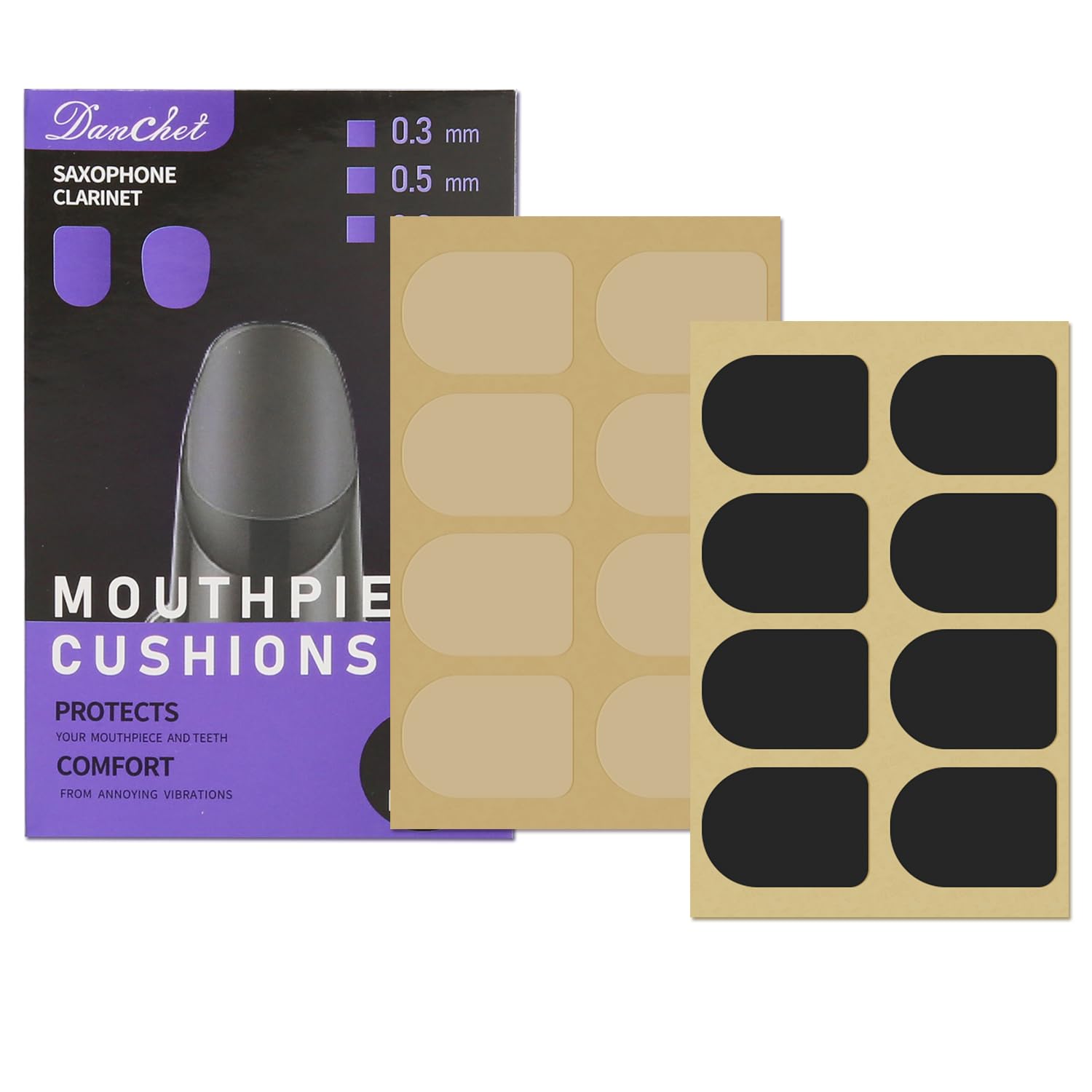 Patchs En Caoutchouc Pour Embout De Saxophone Et Clarinette - Lot De 16, Protection Dentaire, Antidérapant, Facile à Coller - 6