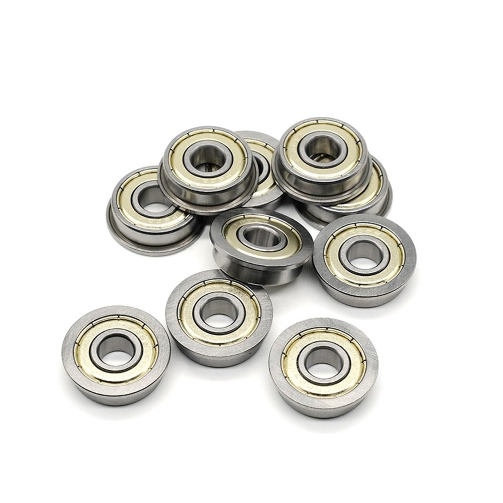 Rodamiento, Rodamiento de brida F604ZZ 4x12x4 mm ABEC-7 (10 PCS) Rodamientos bolas con F604 Z ZZ