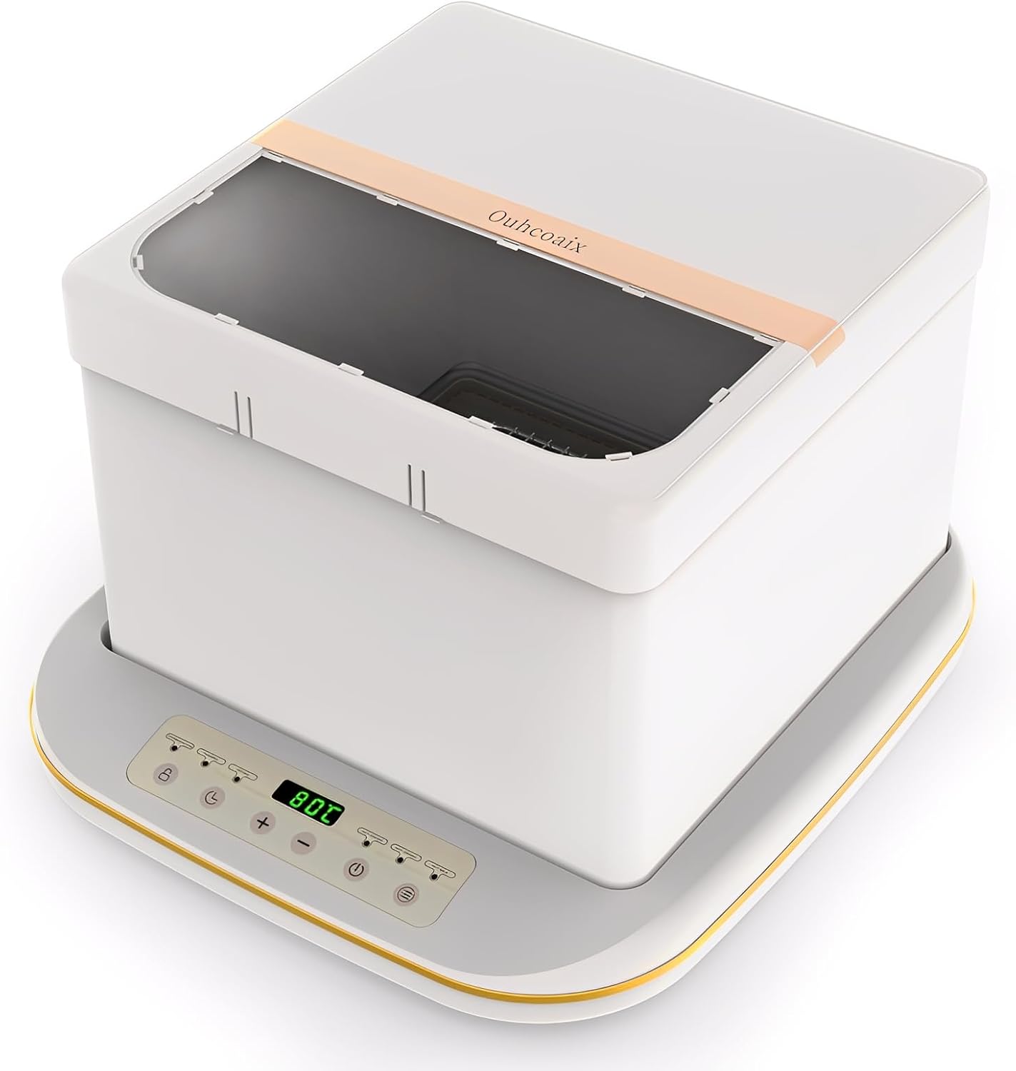 Folding Proofer Bread Proofing Box & Slow Cooker with 0-120? Temp Control & 10 H Timer Proofing Box for Sourdough, Bread Baking, Pizza, Yogurt Sourdough Starter Kit for Home Baking Bread Lovers